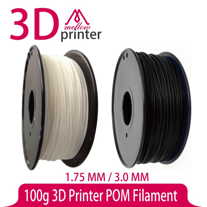 100g imprimante 3D POM Filament 1.75 MM/3.0 MM 100g bobine pour Makerbot, Reprap, UP, Afinia, Flash Forge et toutes les imprimantes 3D FDM