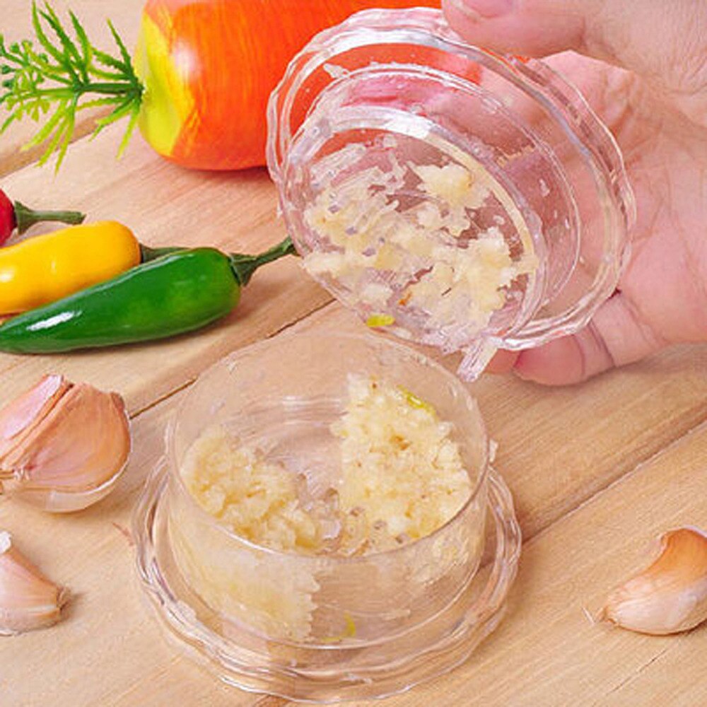 1PC Multi-Usage Plastic Garlic Press Peeler Crusher Masher Twist Kitchen Useful Tool Garlic Presses Garlic Crusher
