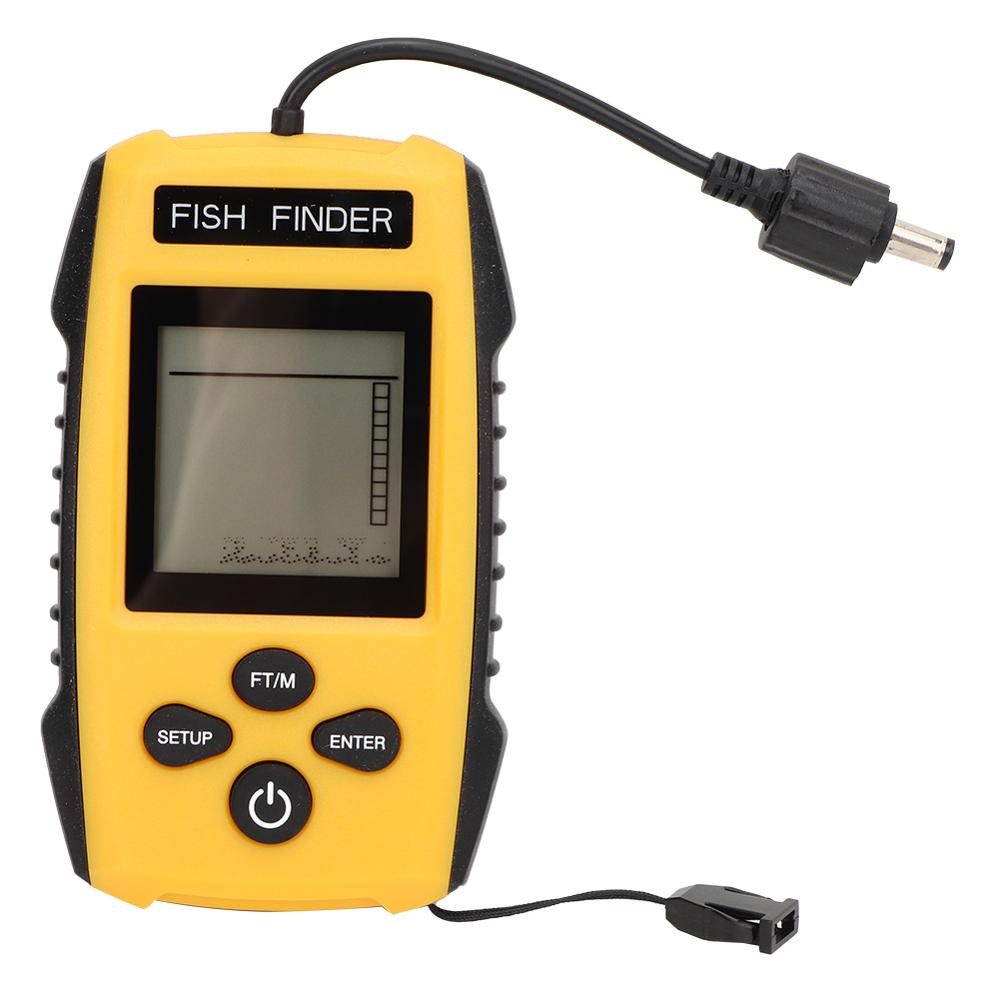 TL88 Fish Finder Handheld LCD Display Fish Finder Portable Fishfinder Fish 100m-0.9m Depth Finder with Sonar Sensor