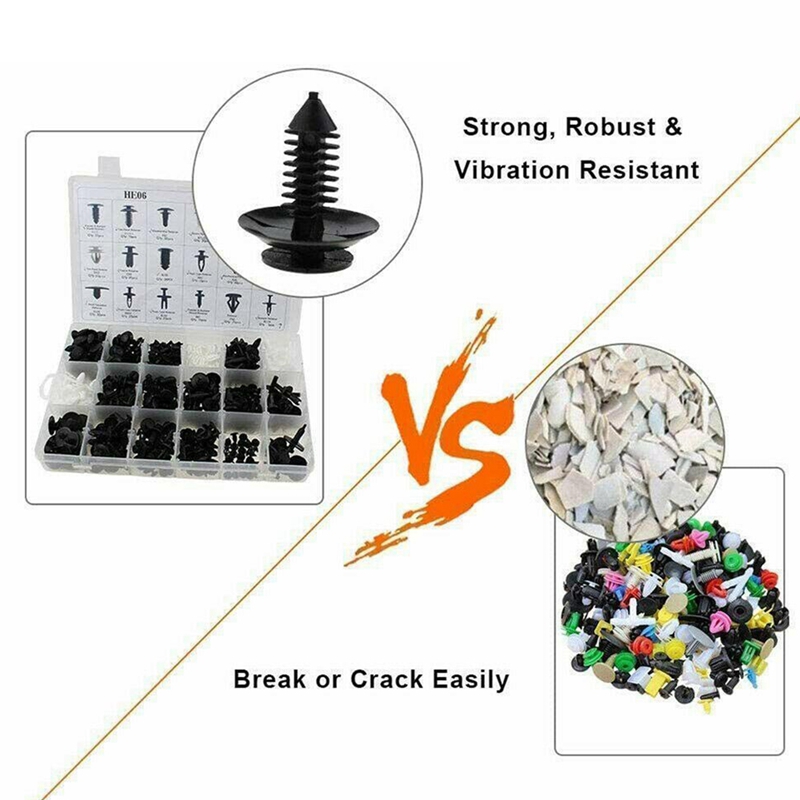 723 Pcs Car Retainer Auto Fasteners Push Trim Clips Pin Rivet Bumper Kit Auto Parts Repair Tools