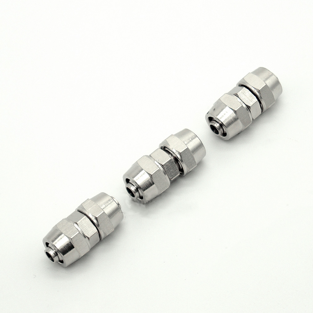 Twist Fit 4/6/8/10/12/14/16mm OD Hose Equal Reducer Pneumatic Quick Screw Air Fitting