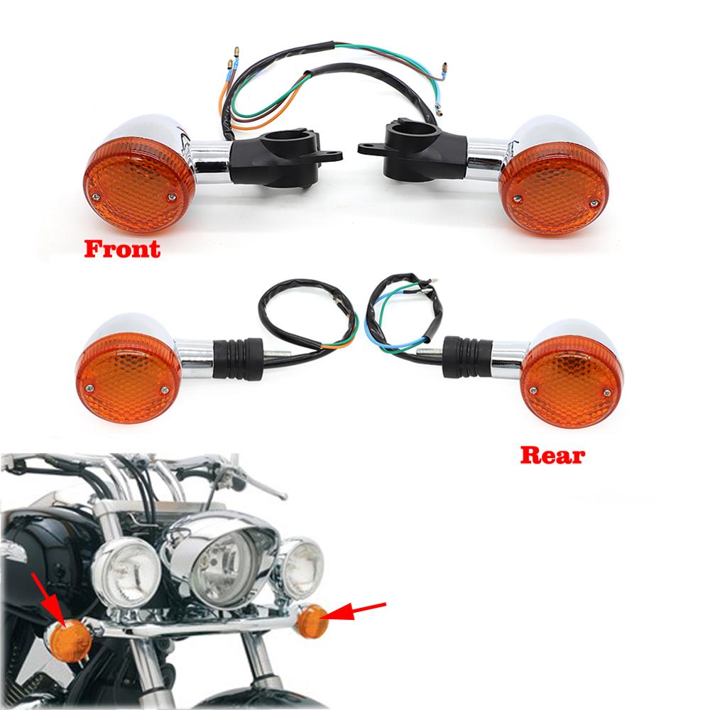 Motorfiets Voor Achter Knipperlichten Lamp Indicatoren Voor Honda VTX1300 VTX1800 Serie Vtx 1300 1800 VTX1300C