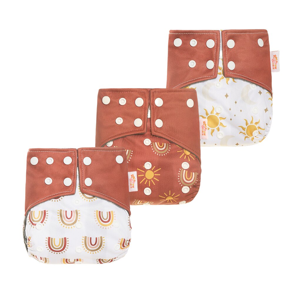 Rainbow&amp;Iris Baby Hand Wash Diapers Baby Diapers Built-in Button Diapers BABY Diaper