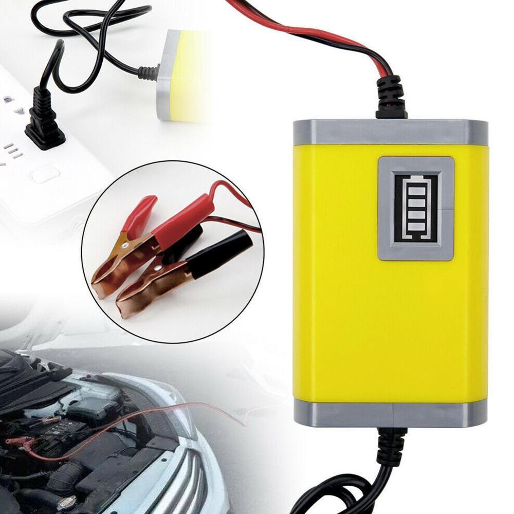 12.2CmX4CMX8.1CM Motorcycle Battery Charger 12V Battery Charger 2A Charger Battery Universal Charger K2Q6