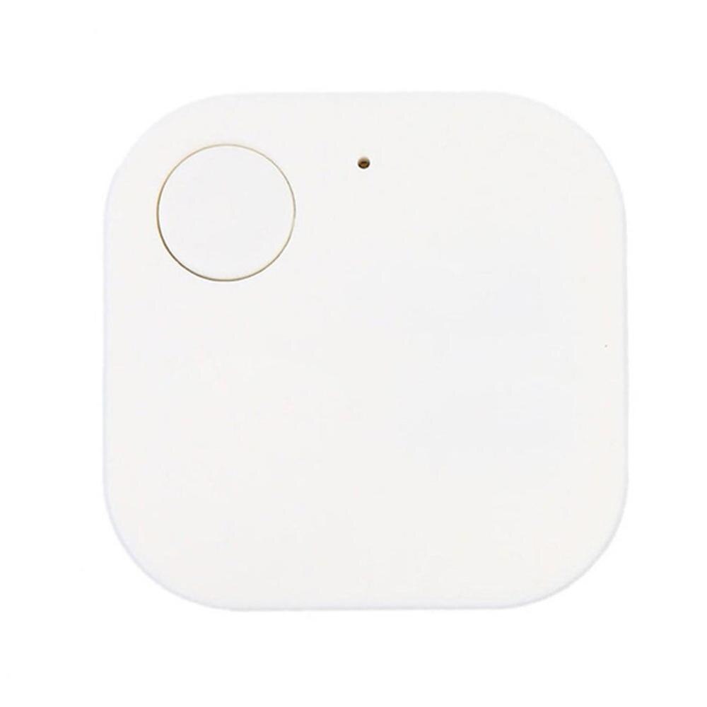 Quad-Square Wireless Anti-Lost Device Tracker Locator Object-Seeker Tracker Two-Way Alarm Anti-Lost Device: white