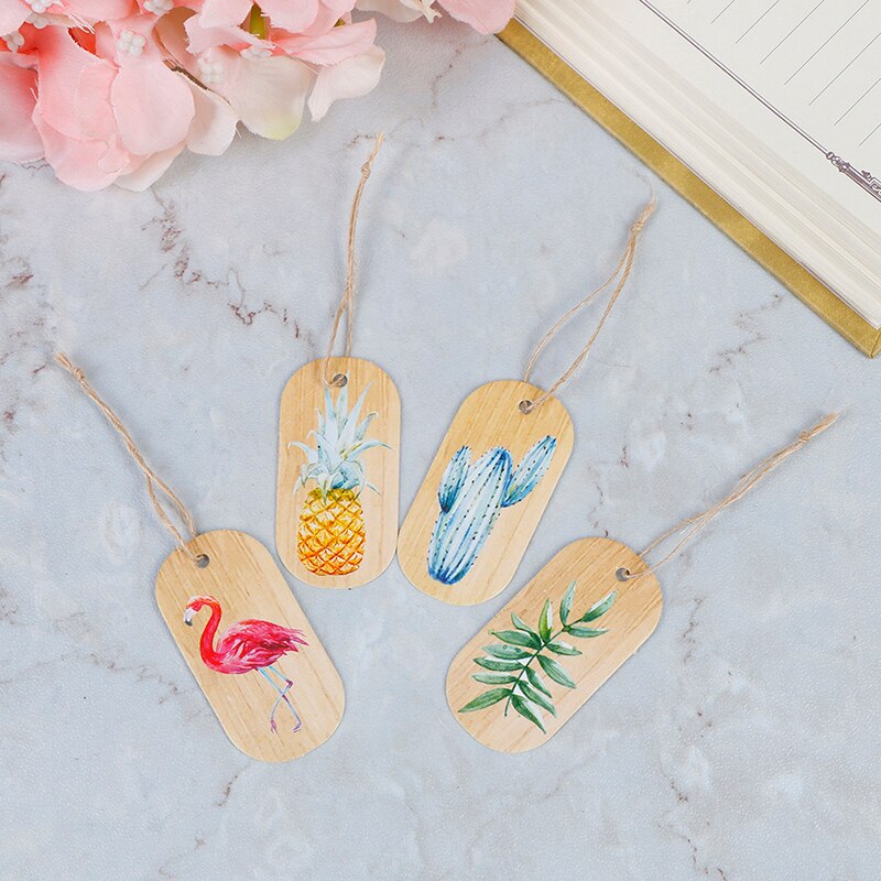 50 stuks flamingo ananas papieren hangtags doos papieren kaarten diy label handgemaakte kledinglabels feestdecoratie papieren labels