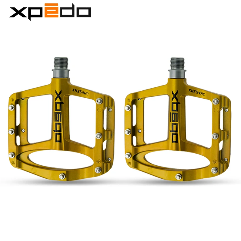 XPEDO XMX24MC Pedal de bicicleta de magnesio 2 rodamientos de cartucho husillo cr-mo pedales de bicicleta de carretera MTB piezas de ciclismo ultraligeras Wellgo