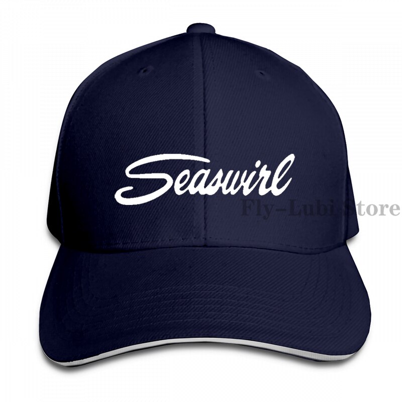 Striper Seaswirl-gorra de béisbol ajustable para hombre y mujer, sombrero de camionero, Kit de barco (2): 1-Navy