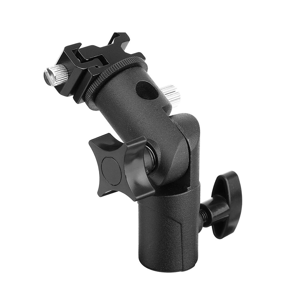 Fotografi tilbehør blitz lys beslag stander speedlite holder adapter 1/4 &quot; 3/8 &quot; mount sko fotografering flash triopod