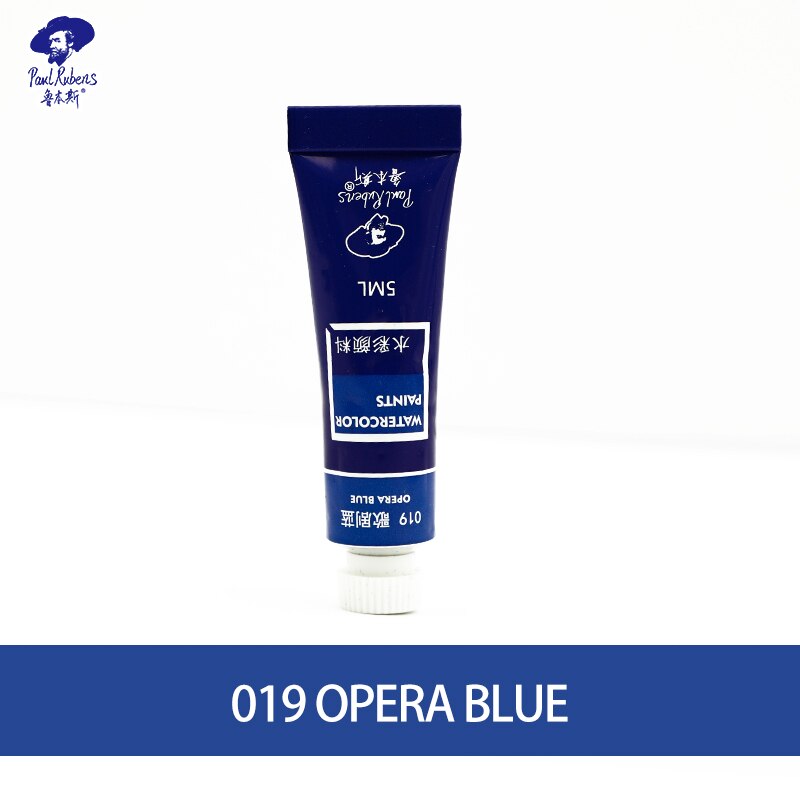 Officiële paul rubens 5ml aquareltubes 1 st operaserie fluorescerende kleuren kunstleverancier voor studenten en beginners: Operablauw