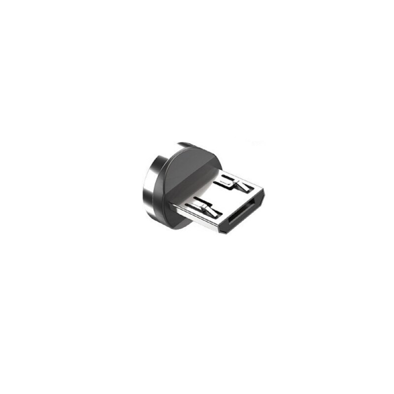 1Pcs Magnetische Kabel 540 Graden Draaien Micro Usb Kabel Type C Usb C Kabel Voor Iphone Samsung Snelle Opladen magneet Telefoon Oplader: micro plug