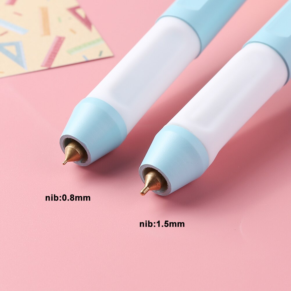 Wytłaczanie na gorąco długopis z gorącą folią papier DIY scrapbookingu kart rzemiosło skórzane zrobienie folia ciepła pióro 0.8mm/1.5mm USB ładowanie