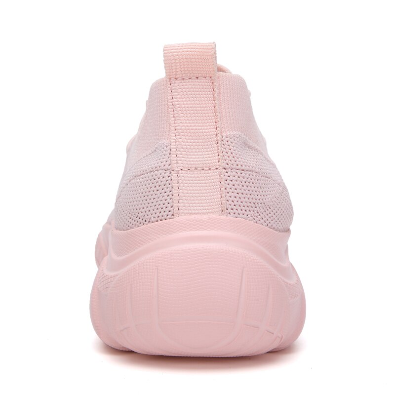 Platform Women Tennis Sport Shoes Light Breathable Knit Soft Chunky Sole Sock Sneakers Woman Jogging Trainer Tenis Feminino