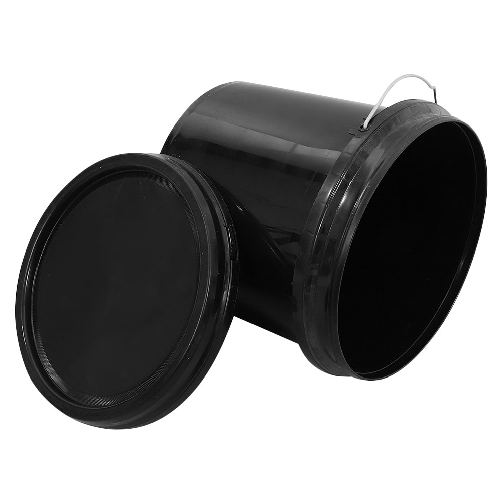 Slitesterk 5l kraftig plastbøtte husholdnings lekkasjesikker oppbevaringsbøtte med håndtak matkvalitetsbeholder for vannvask