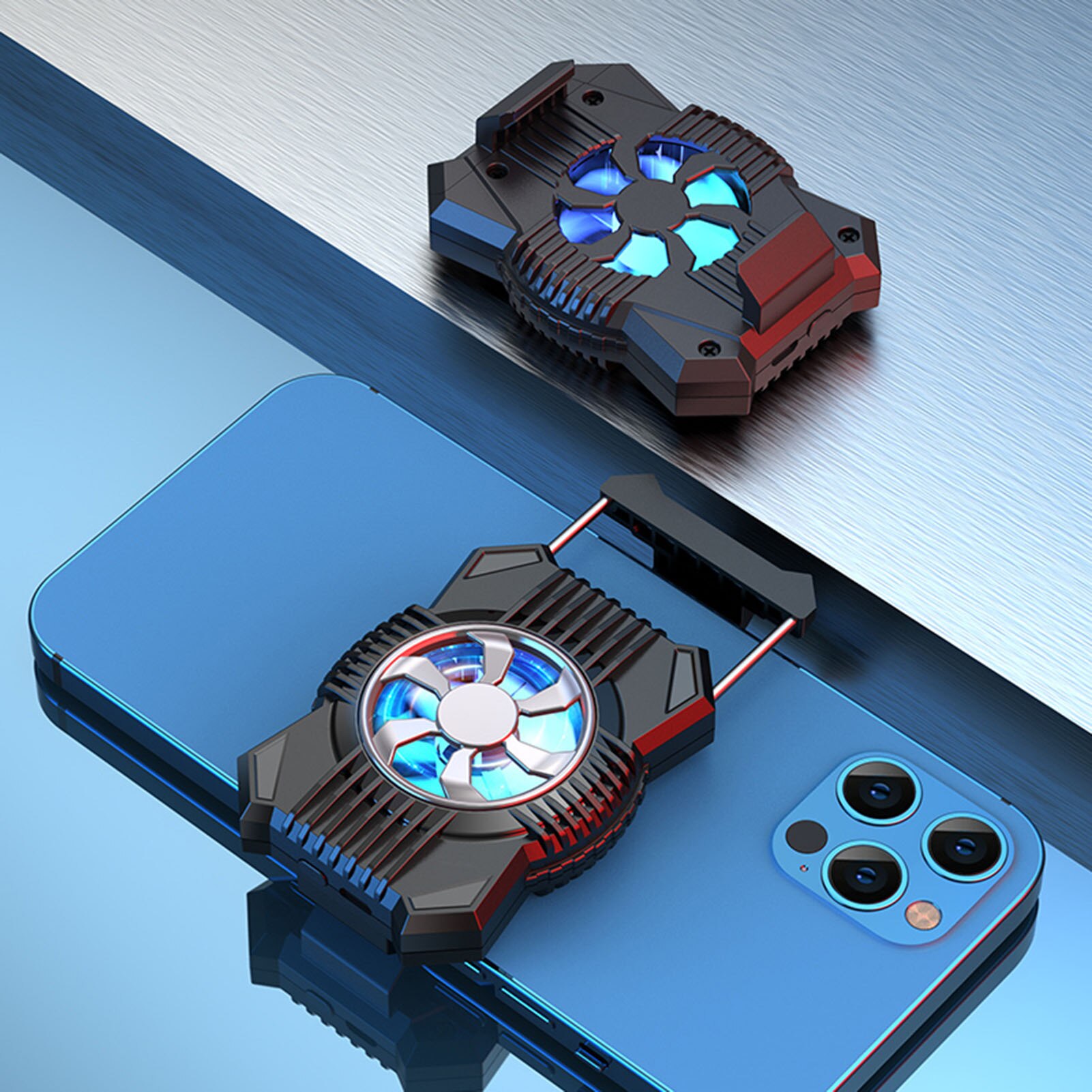 Universal Mobile Phone USB Game Cooler System Portable Cooling Fan Heat Sink Powerful Smartphone Radiator Cell Phone Accessories