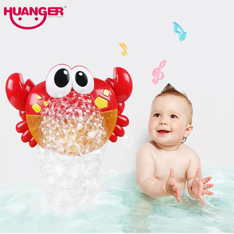 Machine à bulles crabes musique bébé bain jouets e – Grandado