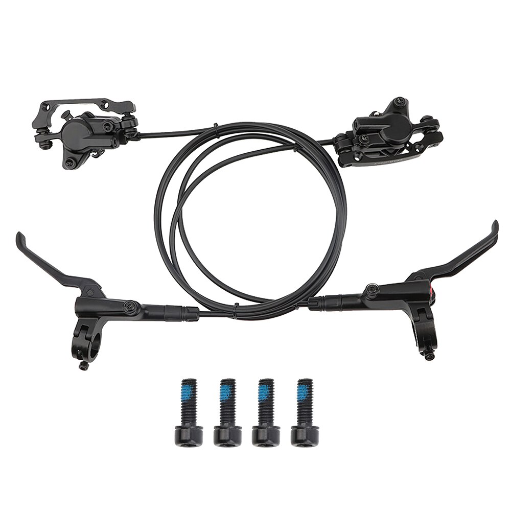 Bicycle Brake Hydraulic Disc Brake Fast Mountain Bike Brake Hydraulic Aluminum Alloy Universal Bicycle Hydraulic Disc Brake Set: Brown