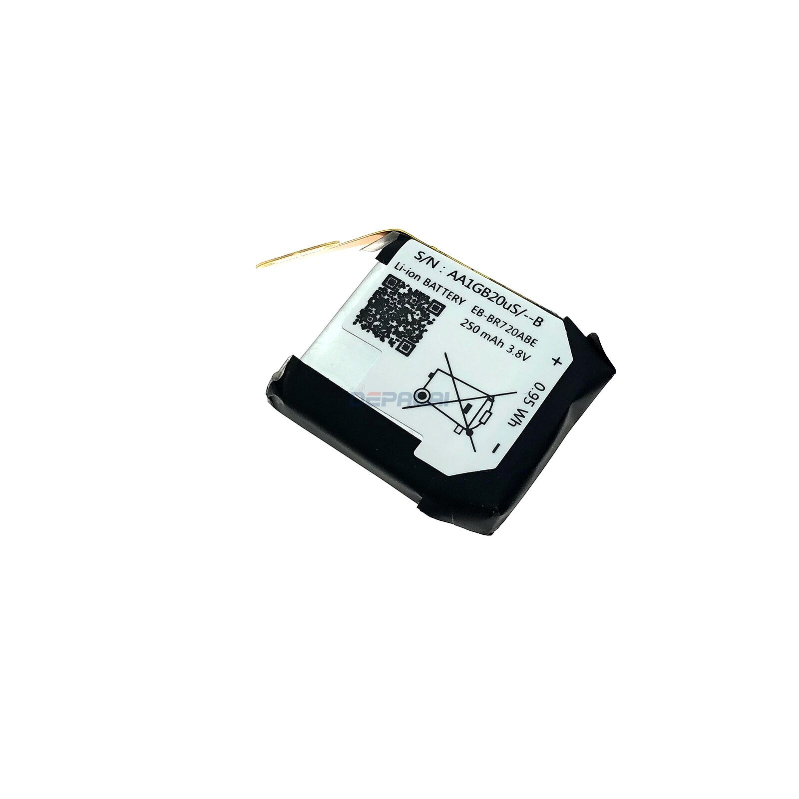 Batterie de EB-BR720ABE 250mAh pour Samsung Gear S2 S2 classique R720 Gear S2 classique R732 BR720 batteries de montre intelligente