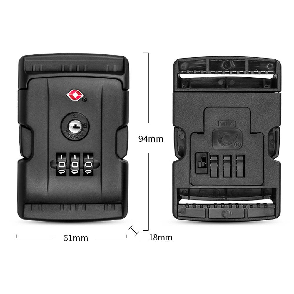 TSA 3 Digit Password Lock Travel Suitcase Luggage High Security Coded Lock Sturdy Cupboard Cabinet Locker Duffle Bag Padlock