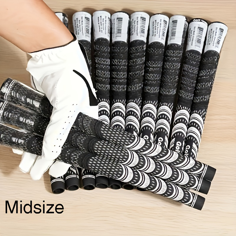 13-teiliges Standard-Griff-Set für mittelgroße Golf 60R – Golf-Zubehör für verbesserte Schlägergriffe und Leistung: WHITE