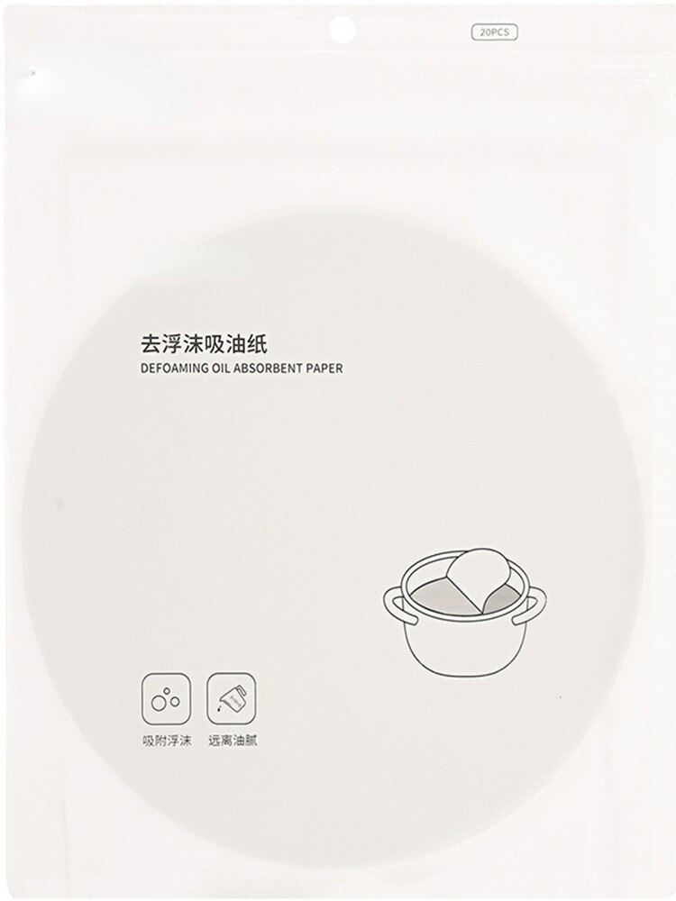 Soup Oil Absorbing Film Oil-absorbing Paper Food Special for Kitchen Food BBQ Dining Bar Home Garden: Default Title