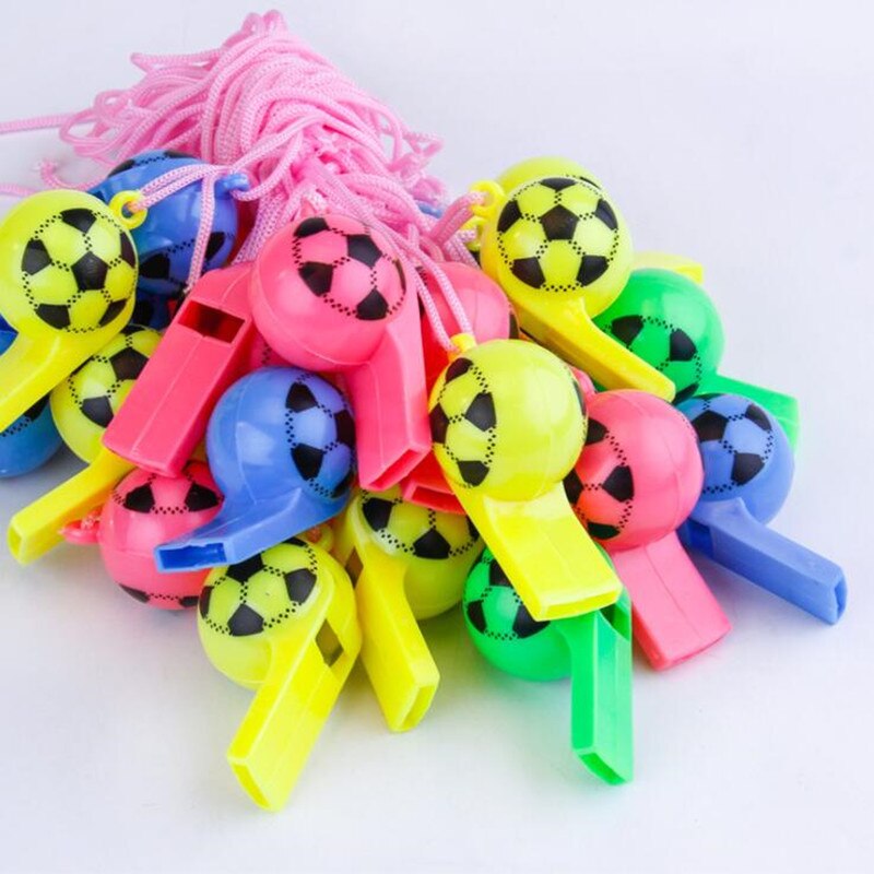 enfants dessin animé Football sifflet sourire visage sifflets Npise fabricant Match acclamations accessoires enfants jouets fête d'anniversaire faveur
