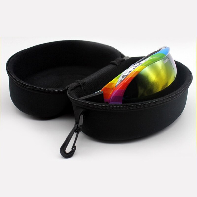 Resistant Adult Child Snow Ski Eyewear Case Portable Water Snowboard Skiing Goggles Carrying Case Zipper Hard Box 1pc