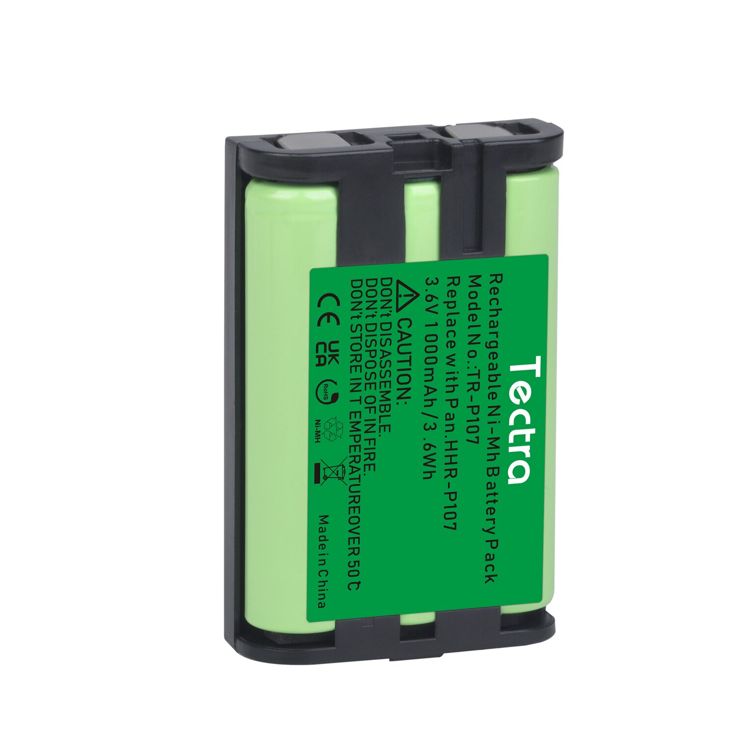 Akku für panasonic hhr --p107 schnurlostelefone (pqsuggla- 1za , hhr --p107a , kx --tg6071 kx-tg6074 kx-, tga- 351 kx- , tga -600 mobilteile)
