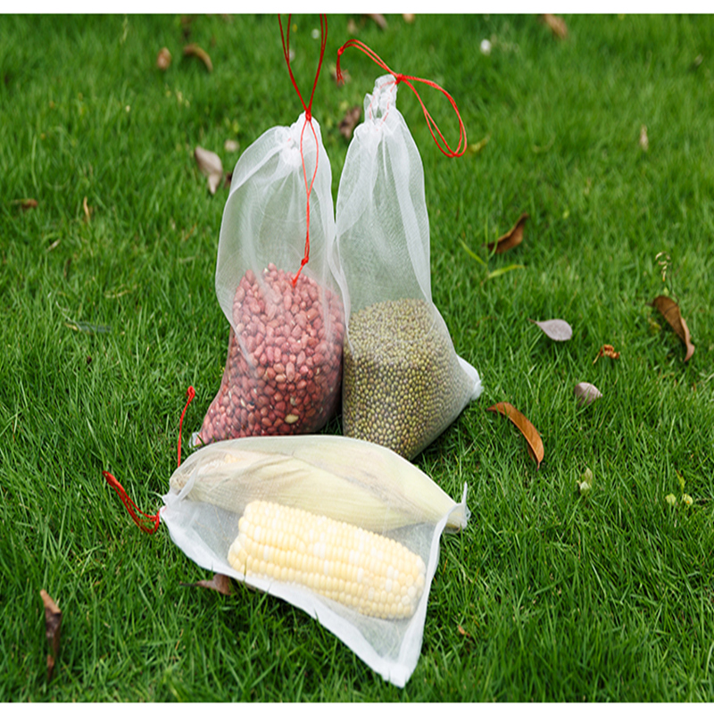 100pcs Nylon mesh bag seed bag seed soaking bag dragon fruit bag grape fruit bagging fruit tree insect control bird net bag