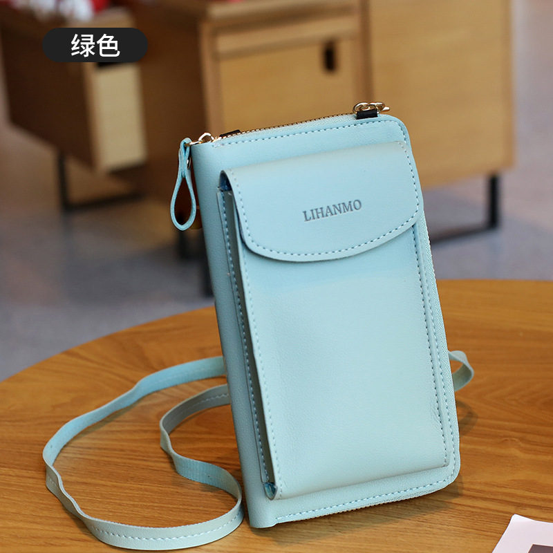 Mini kleine Tasche Frauen koreanische Version vertikale Schulter Cross body Handy tasche Damen Geldbörse Geldbörse: green