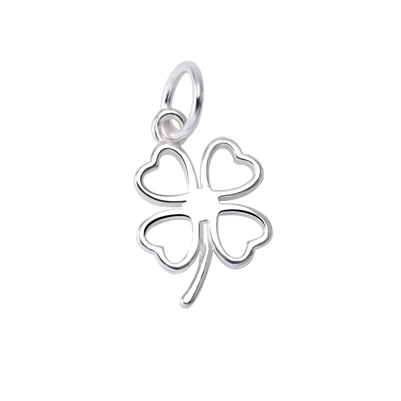 5 Soorten 925 Sterling Zilver Unieke Charms Hanger Mooie Leuke Kleine Hangend Voor Sieraden Maken Ketting Armband Diy 1 stuks: four-leafed clover 1