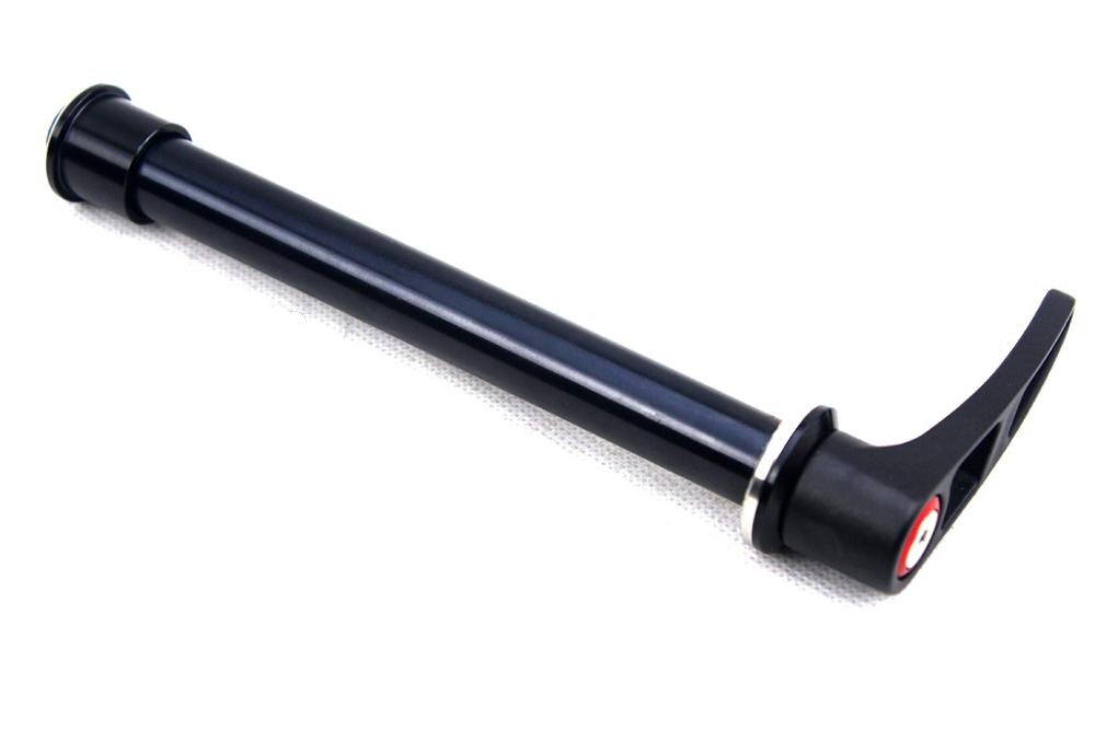 15x110 Front Thru axle skewer for front fork MTB road bicycle QR 15 X 110 thru axis with a lockNut length 156 - 158 mm: With Lever