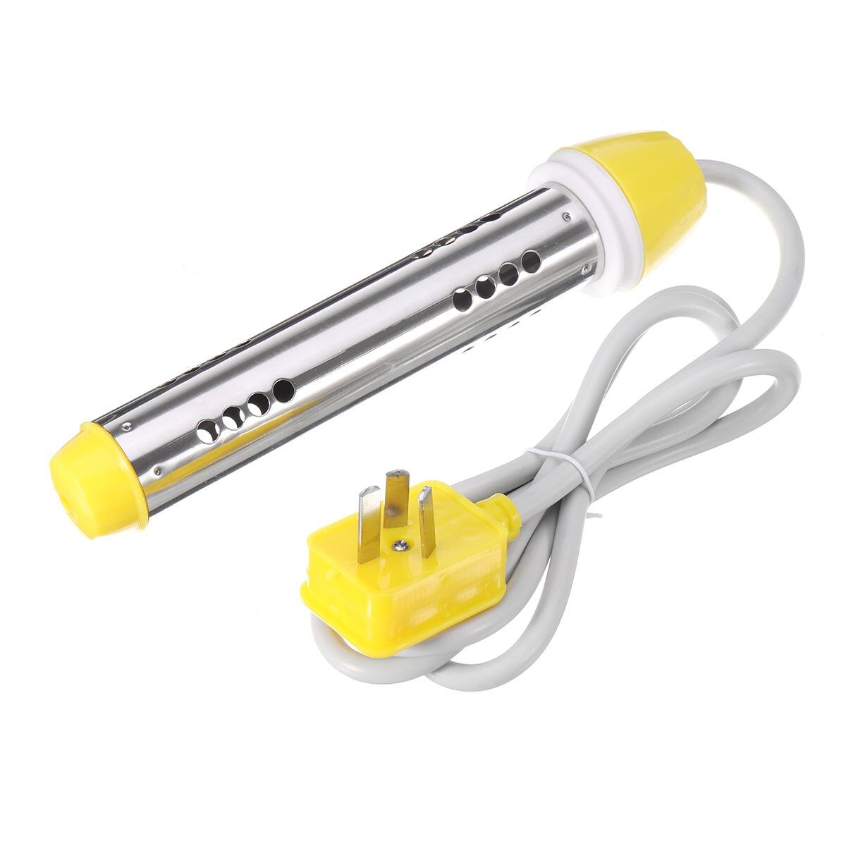 2500W Electric Water Heater Automatic Power-Off Stainless Steel Boiler Fast Immersion Water Heater Rod Bathroom Powerful Pool