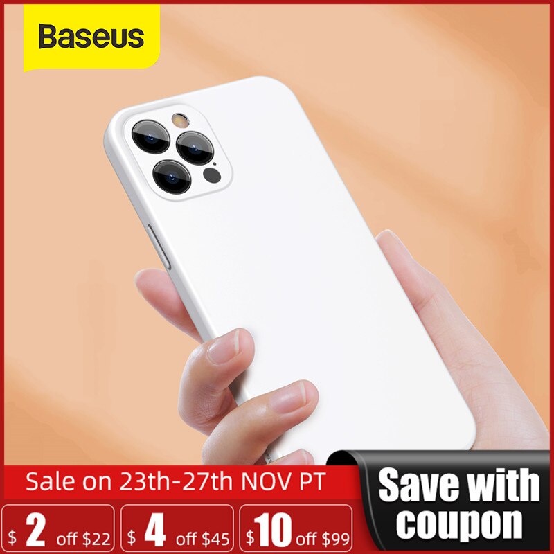 Baseus Phone Cover For iPhone 12 Pro Max Dustproof Phone Case Simple Case Ultra Thin Back Phone Cover For iPhone 12 Mini