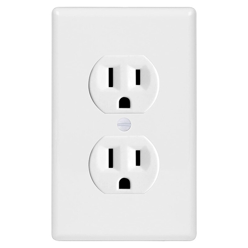 White Socket Cover, Wall Plate, 12 Per Pack, Power Socket Cover, Socket Wall, Power Socket Cover