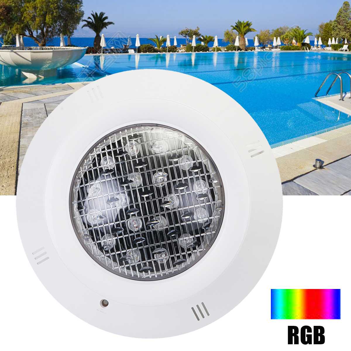 18W 12V RGB LED lumière de piscine étanche extérieure RGB lumière sous-marine étang fontaine Led Piscina Luz projecteur