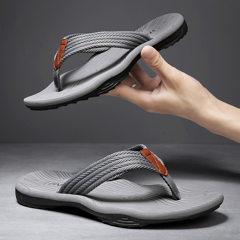 Xiaomi Youpin Hausschuhe Männer Sommer Schuhe Mischfarben Sandalen Männlichen Slipper Indoor Outdoor-Flip-Flops Bade Schuhe Hause Hausschuhe: Grau