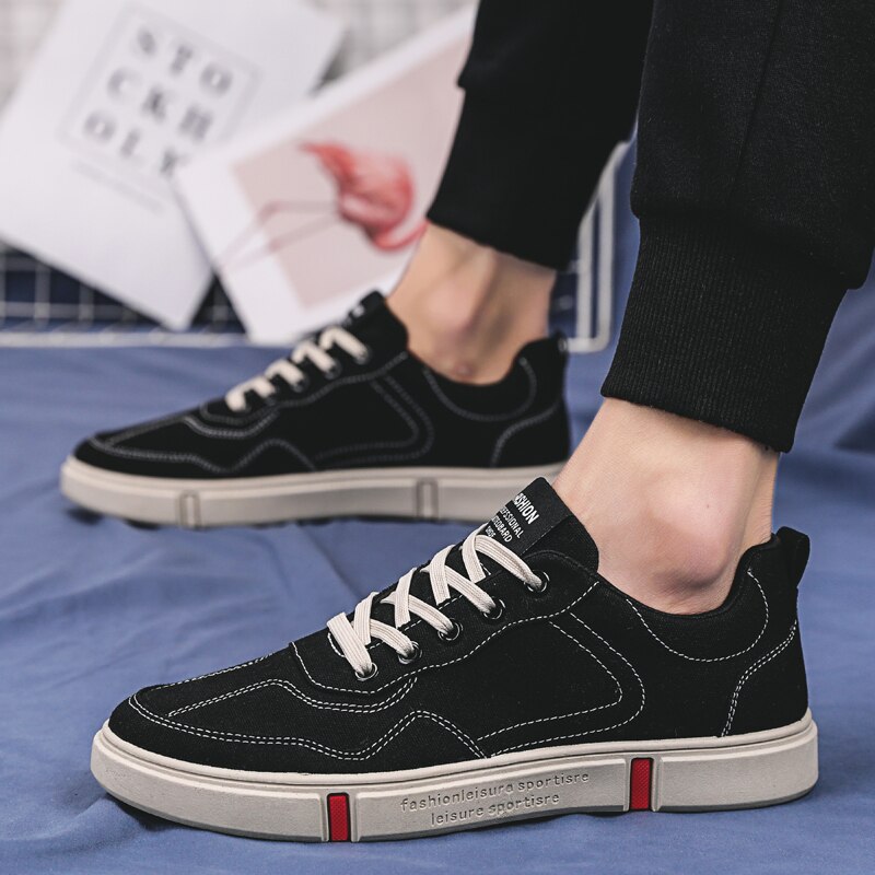 Sneakers mænd klassiske skateboard sko åndbare blonder fritidssko sportssko mænd sko sneakers
