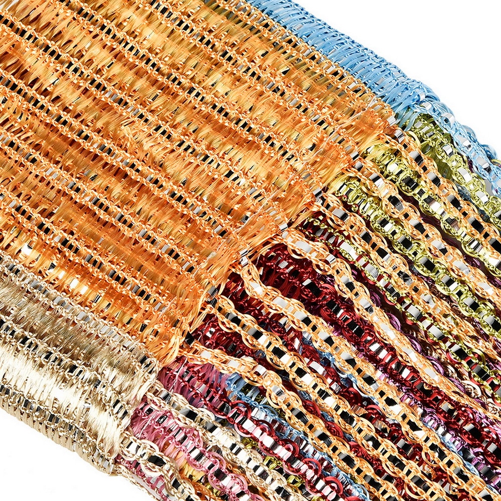 100 x 200cm glänsande tofs-line gardiner vardagsrum string gardin fönster dörr avdelare drapera vardagsrum valance heminredning