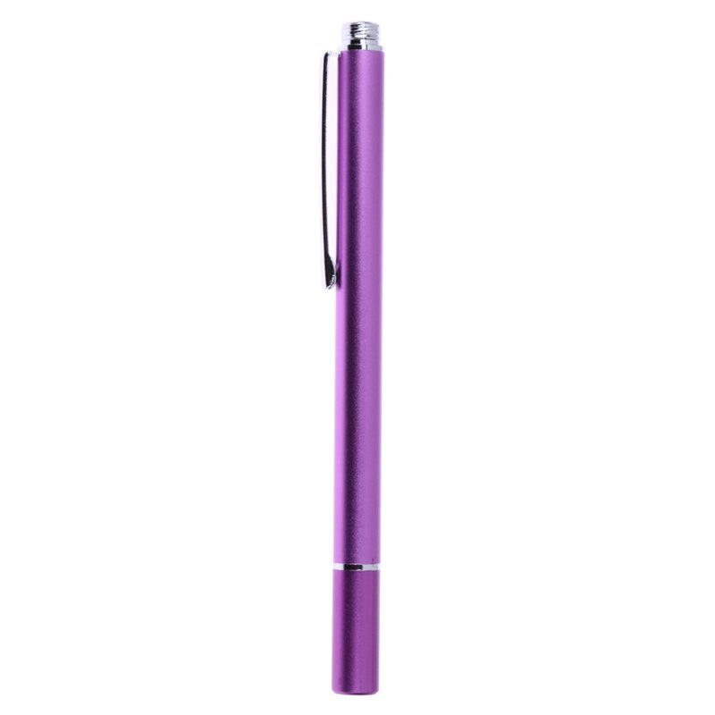 1 Pc Fine Point Capacitive Touch Stylus Pen for Apple iPad Nexus 7 Galaxy Tablets Kindle Fire HDX Purple