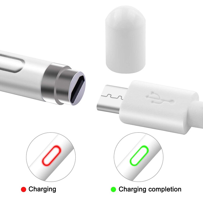 Gourde per apple matita per iPad mini Ricaricabile ad alta precisione Matita compatibile Androi IOS attrezzature penna Capacitiva di tocco