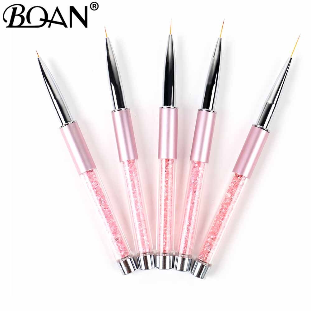 BQAN 7/9/11/12/15mm Nail Brush Line Brush Gel Brush Acrylic Art Brush Drawing Paintingg Pen Tools Manicure Nail Art Brush