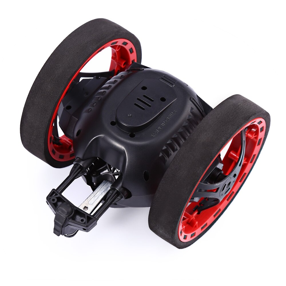 Mini Cars Bounce Auto PEG SJ88 2.4GHz RC Auto met Flexibele Wielen Rotatie LED Licht Afstandsbediening Robot Auto speelgoed voor