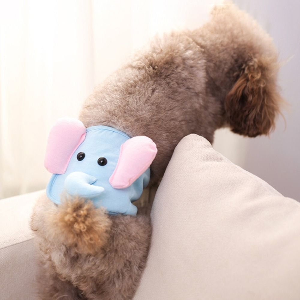 Karikatur Hund Physio logischen Gürtel Elefant/Löwir/Bär Baumwolle Haustier Höflichkeit gürtel weich verstellbare Hunde Höschen kurze Hose draussen/drinnen