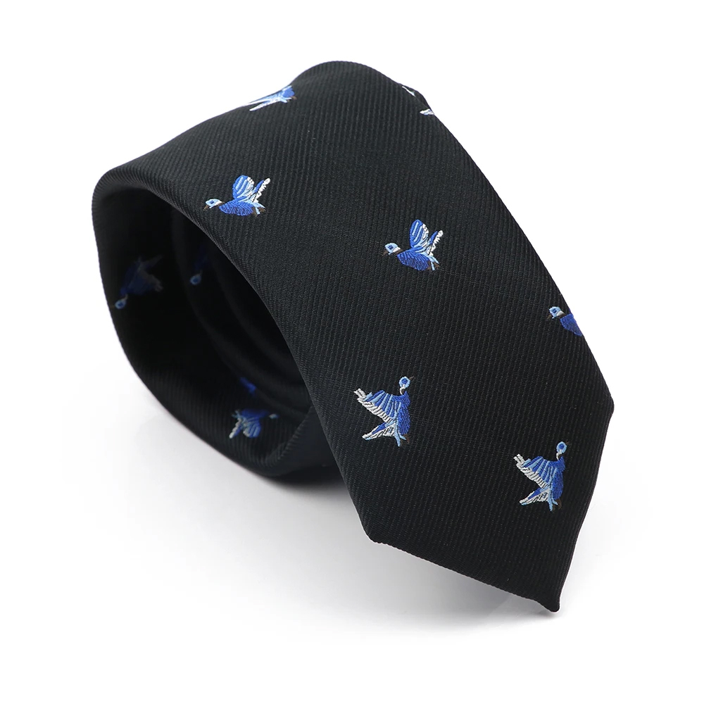 Neuheit Krawatten Herrenmode Krawatte Plaid Blume Ebene Gedruckt Krawatte verrotten Blau Anker Affe Ballon Krawatte Für Männer Hochzeitsgeschenk: Pfau Blau