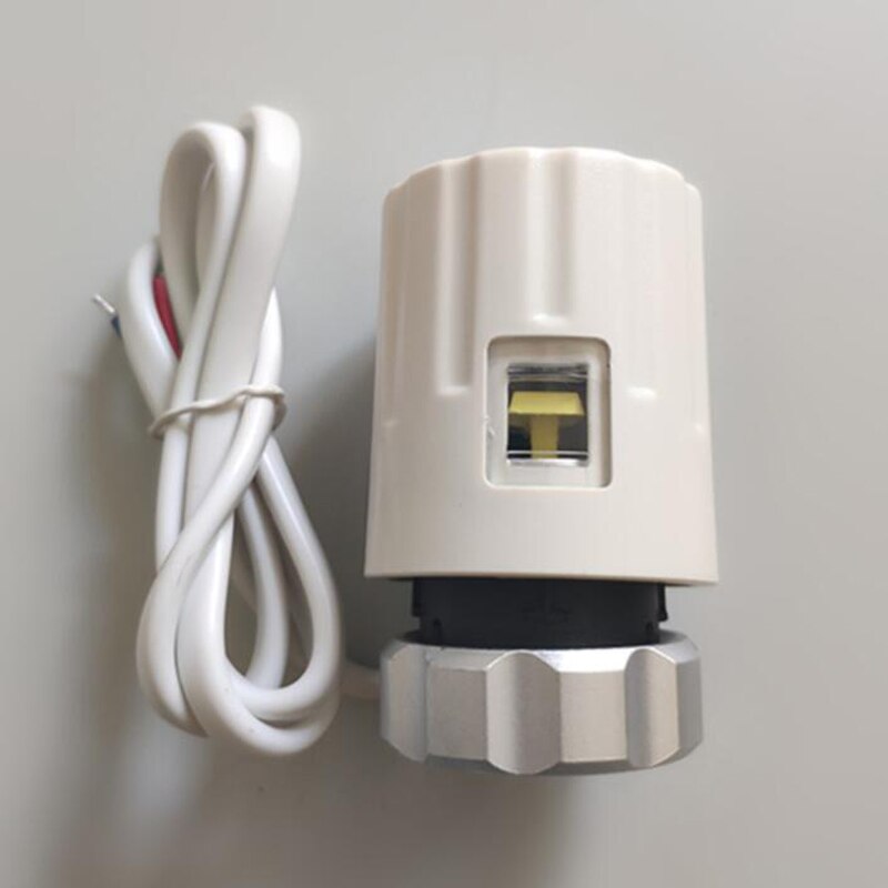 230V NC Electric Thermal actuator Valve head for Thermostat Manifold underfloor Heating radiator normally Opened closed: Default Title
