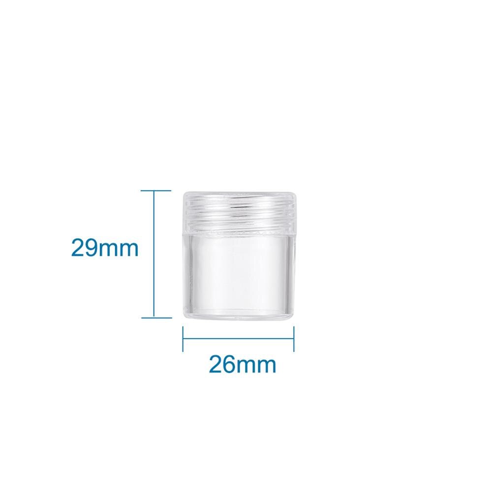 30 Pcs Clear Plastic Kralen Containers Bead Gems Case Voor Sieraden Opslag Verpakking 30 Pcs Fles/Set