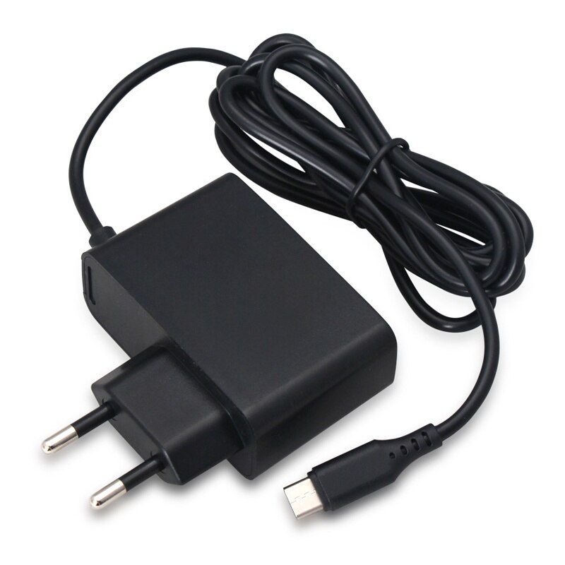 Usb type c ac-adapter voor nintendo switch, oplader, voeding voor nintendo switch-gameconsole, eu-stekker voor ns switch