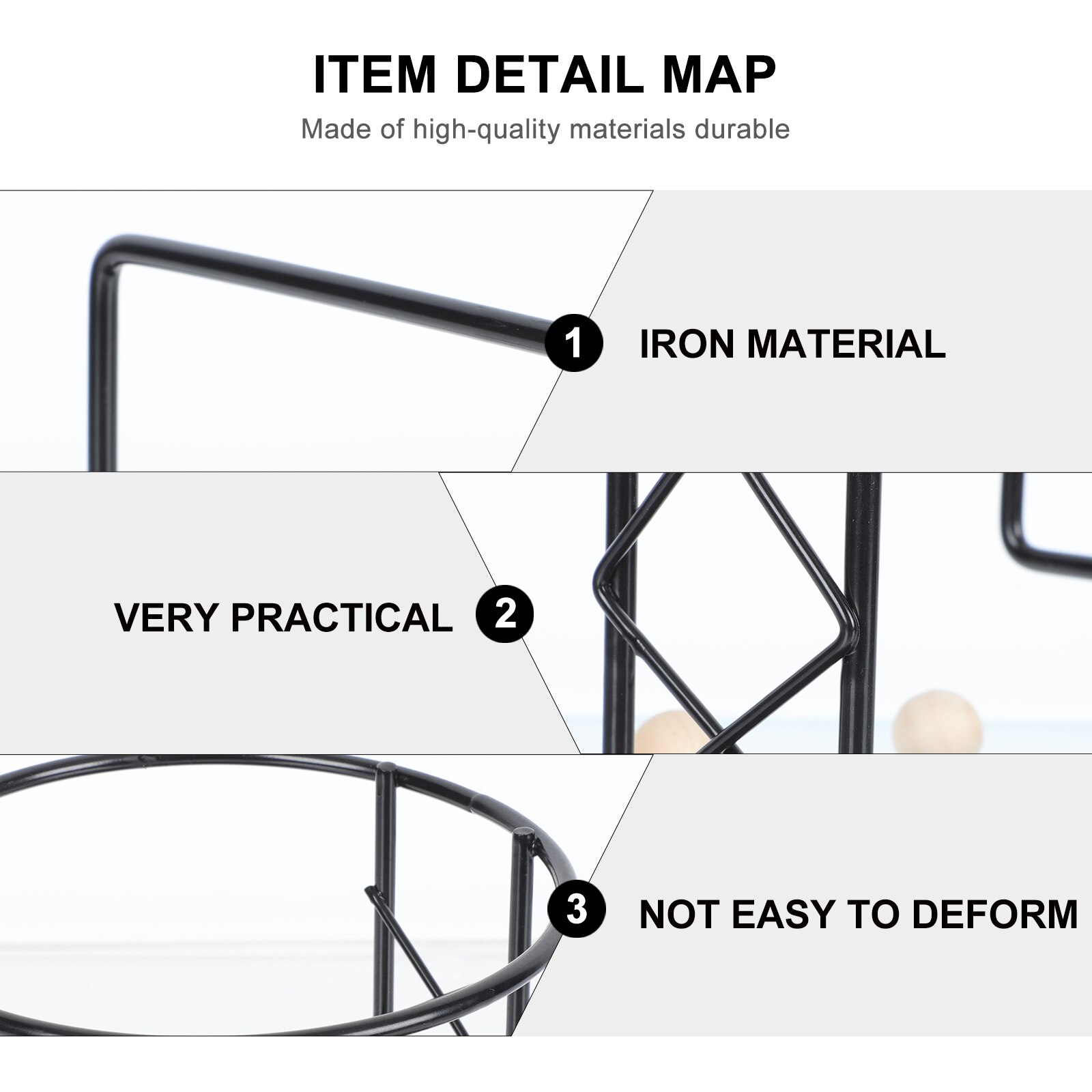 1pc Motorcycle Helmet Holder Multi-functional Helmet Storage Rack Hanging Rack