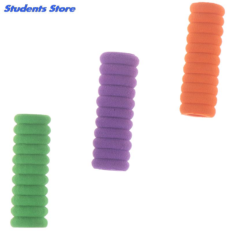 10pcs Comfort Soft Foam Pen Pencil Grips Pen Control Pupil Handwriting Aid Kids Children School Stationery